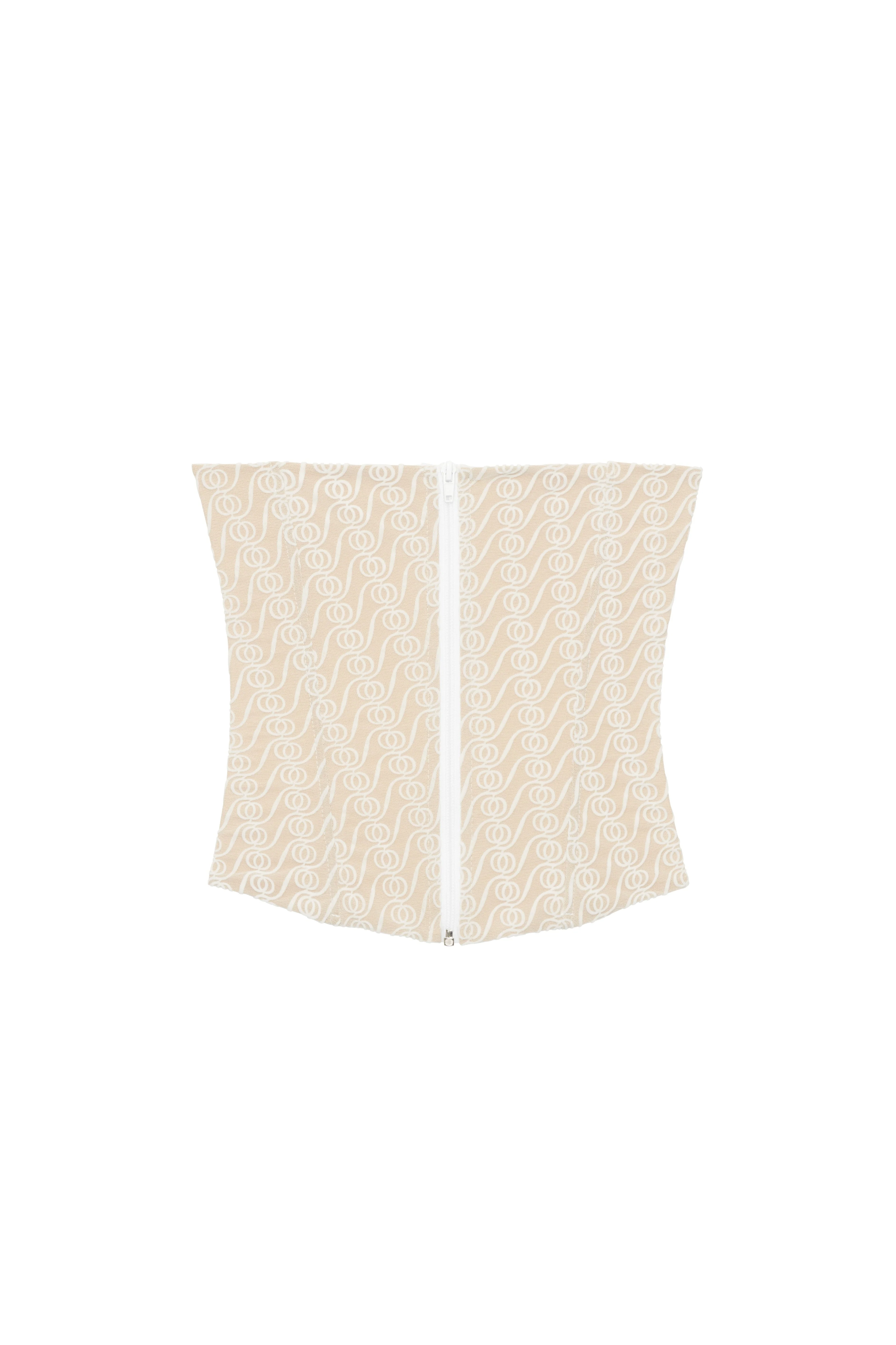 Alizee Strapless Corset White - Image 6