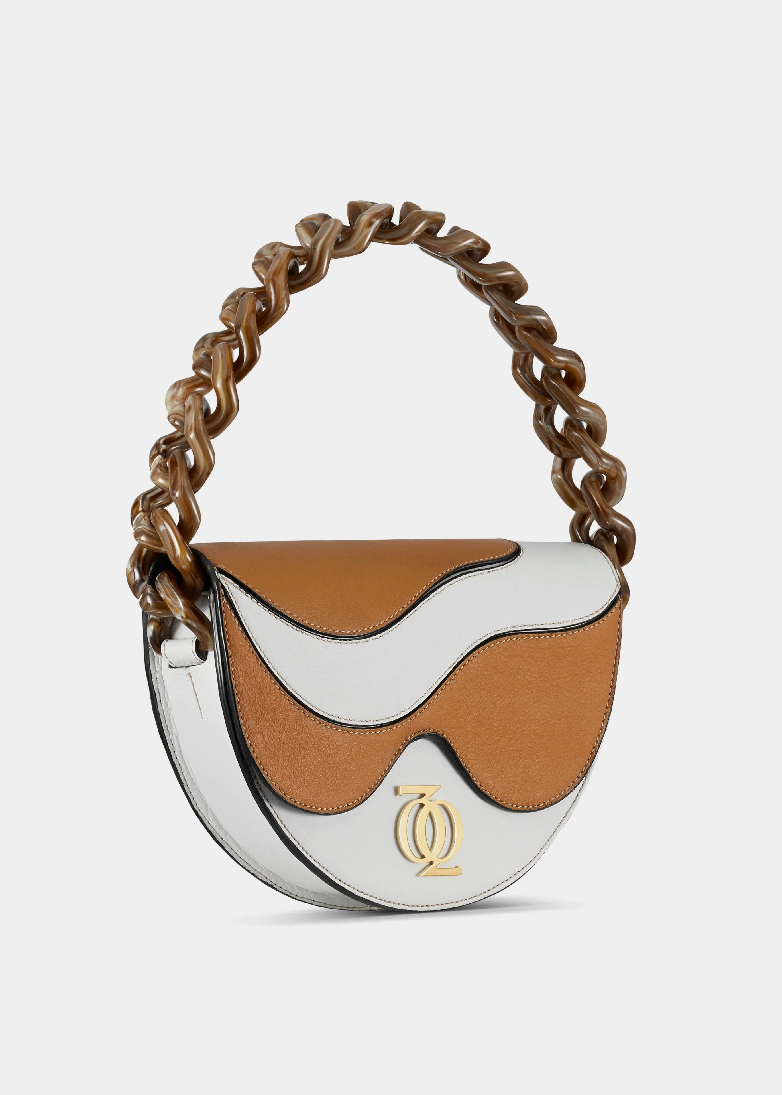 Bonny Bag White & Cognac - Image 4