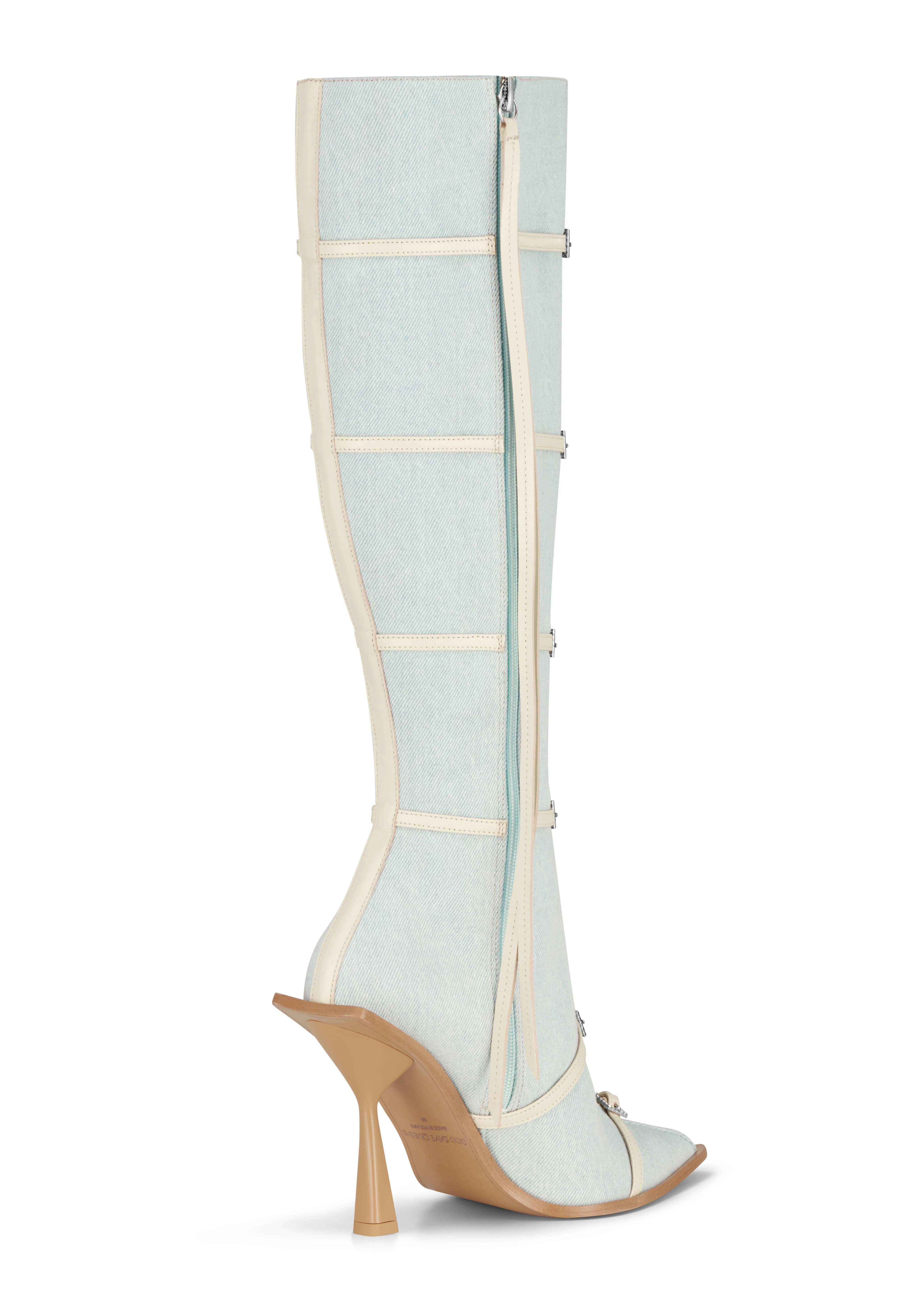 Daring Denim Boots - Image 3