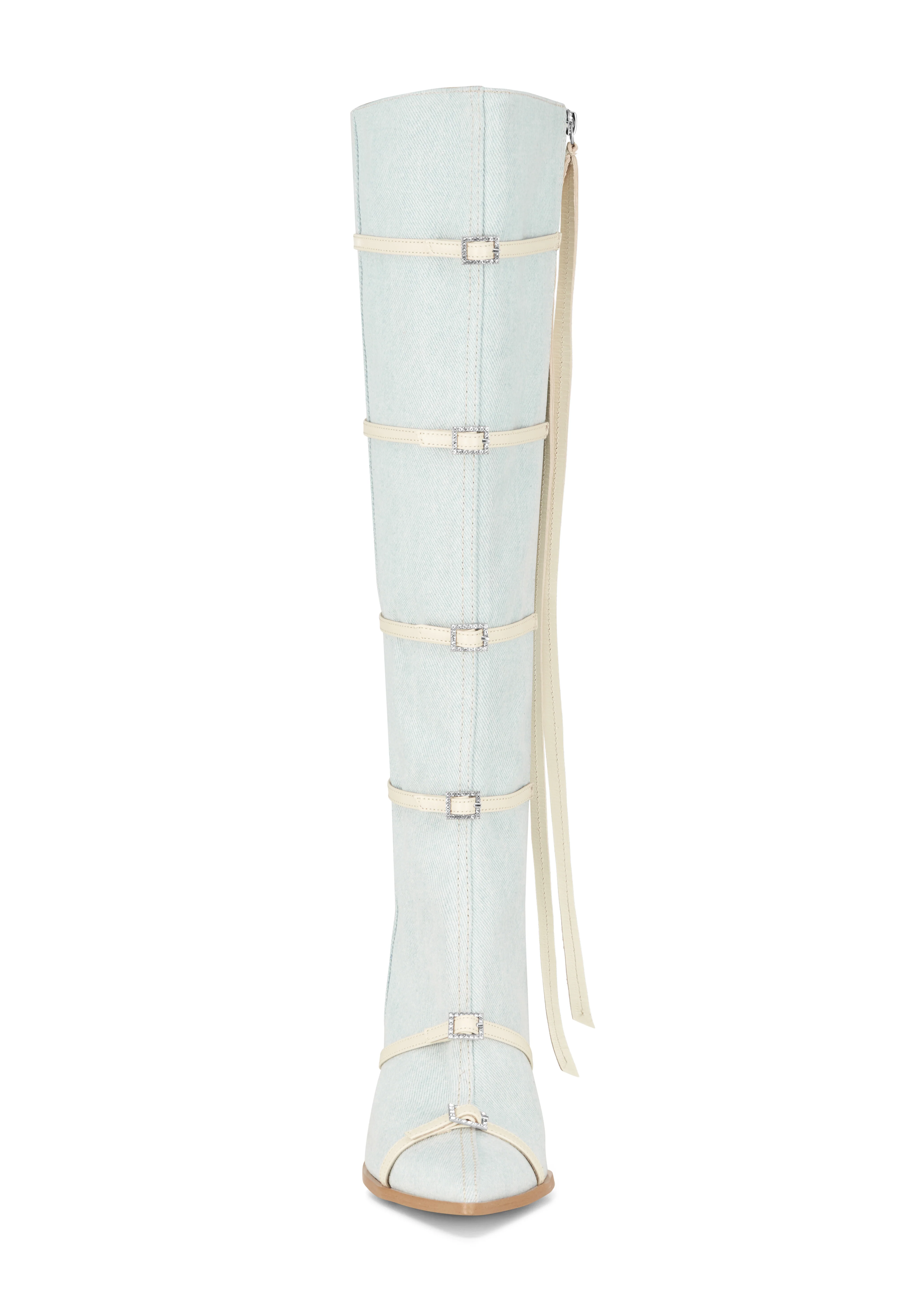 Daring Denim Boots - Image 4
