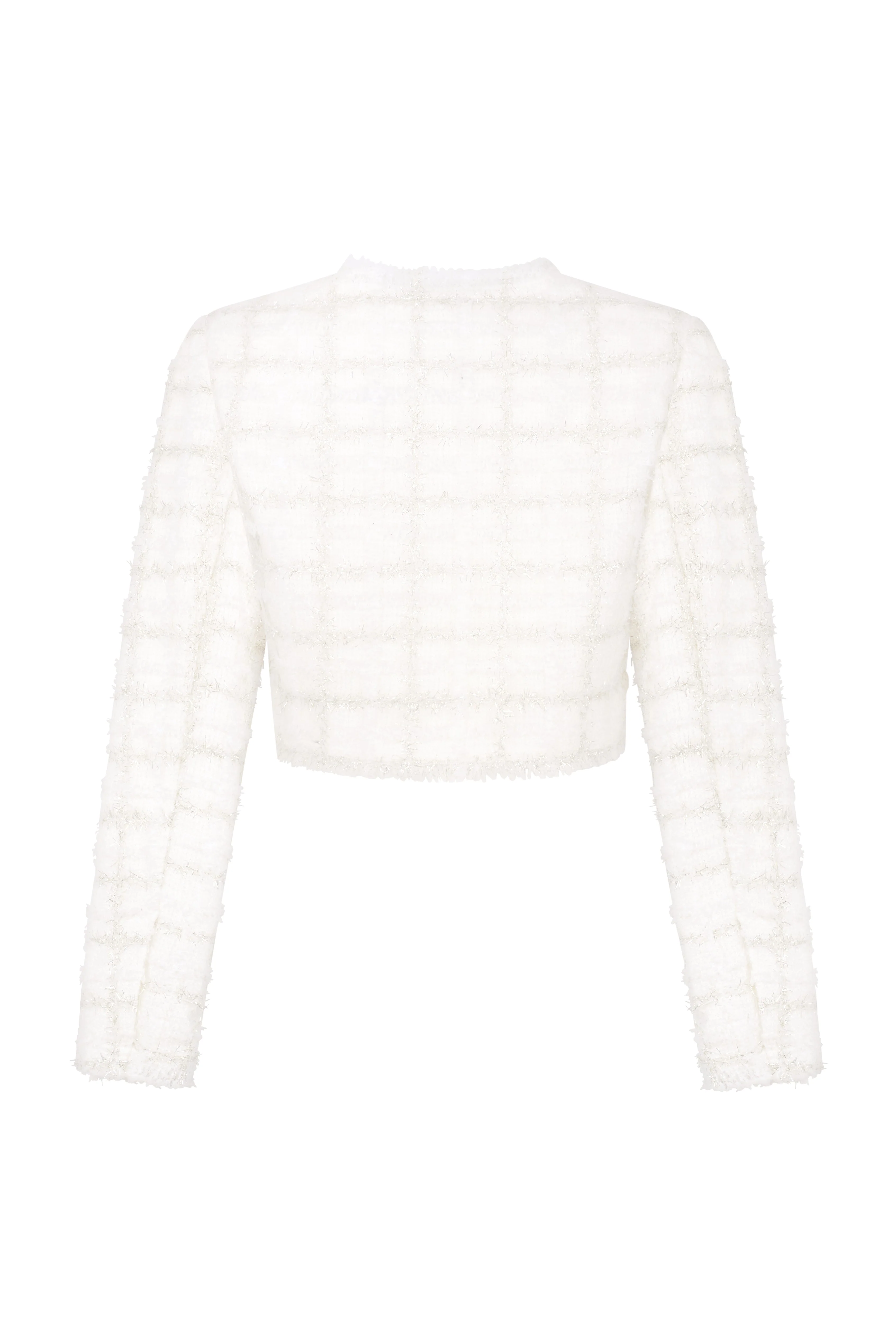 Executive Tweed Jacket White - Image 10