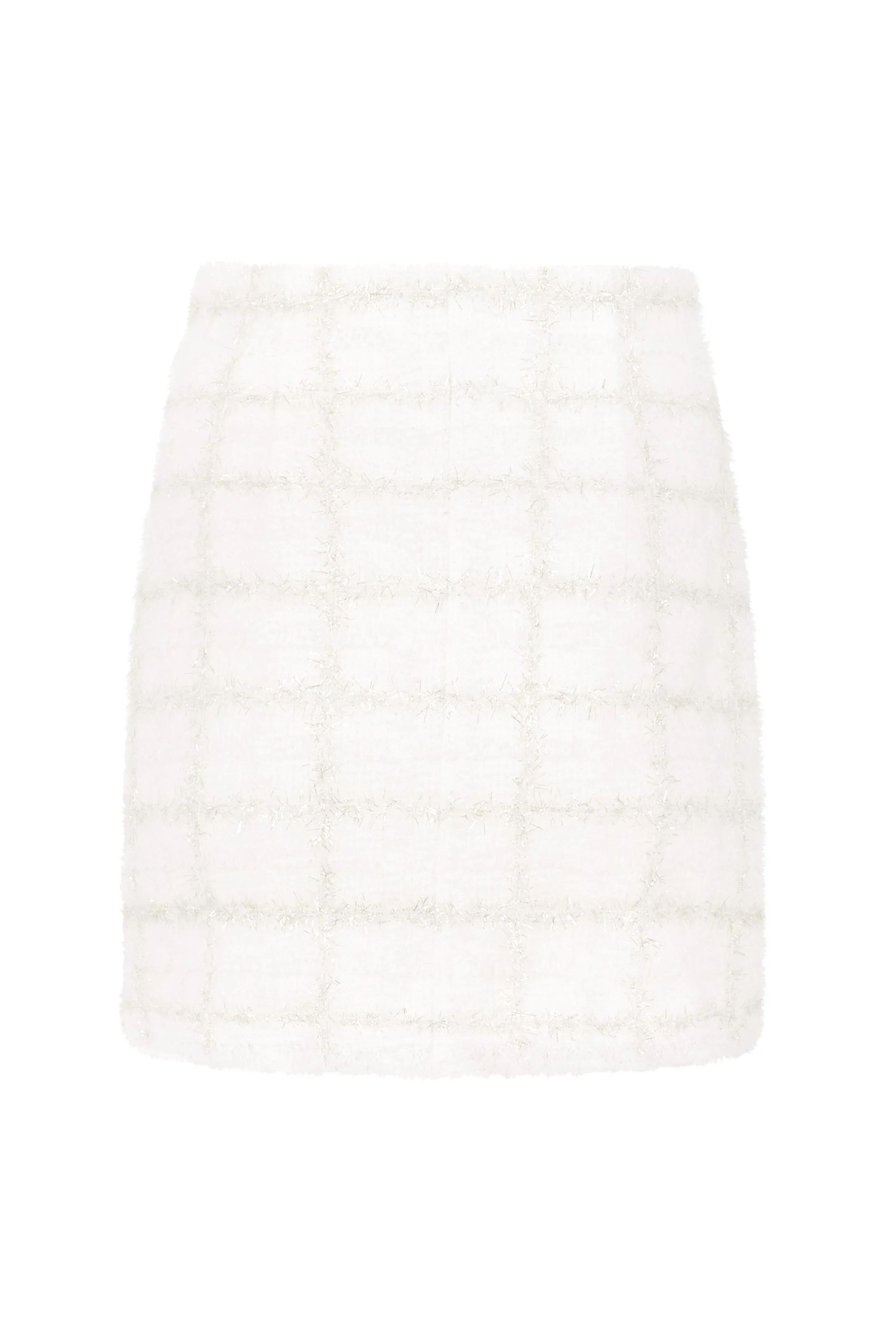 Executive Tweed Skirt White - Image 13