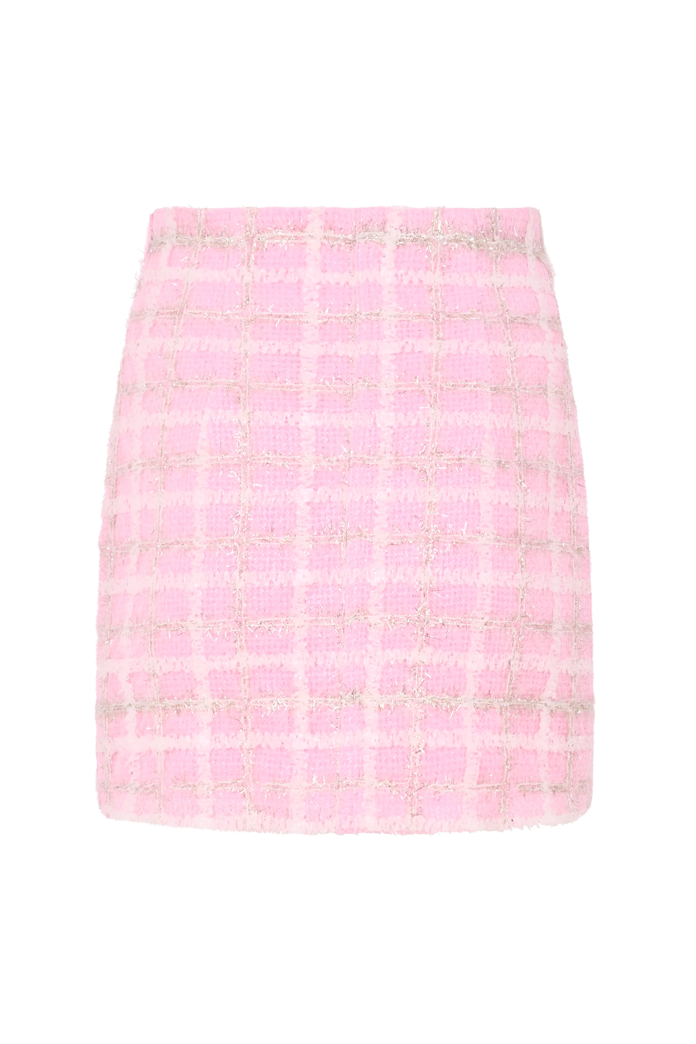 High Priority Tweed Skirt Pink - Image 12