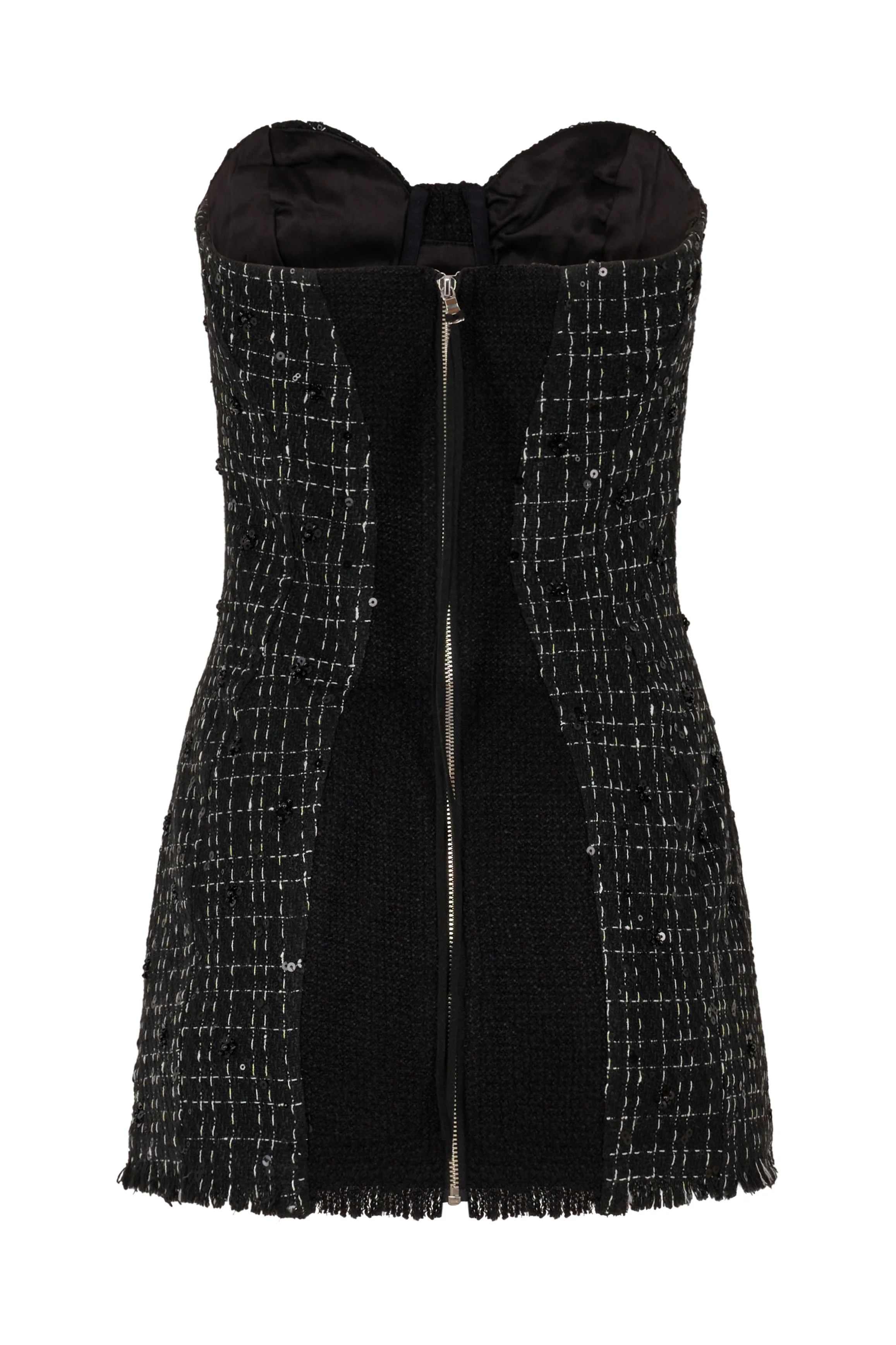 Out Of Office Tweed Dress Black - Image 11